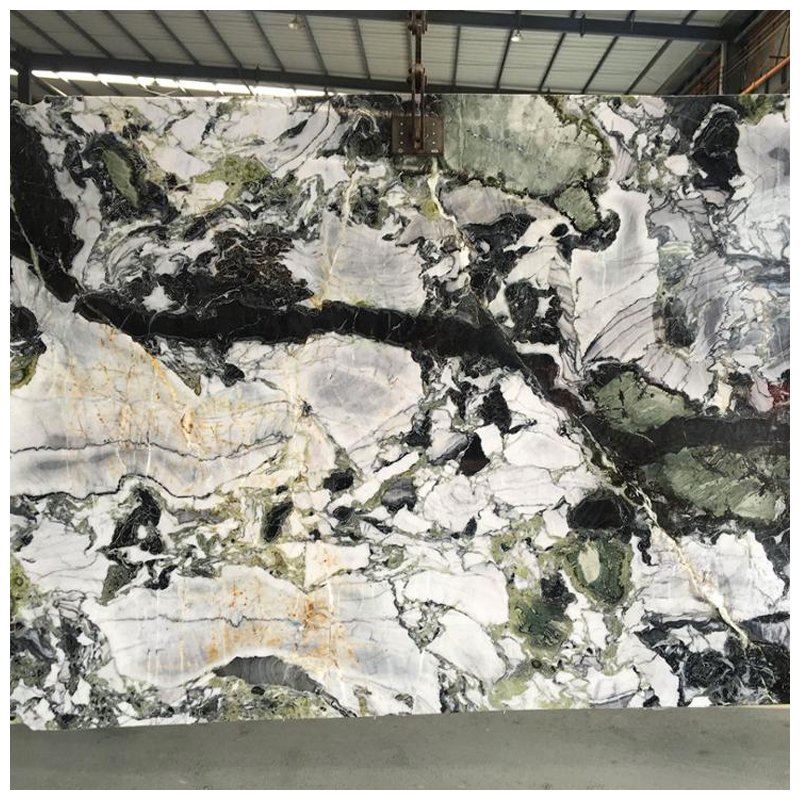 Ice Jade Green Marble Slab(001)