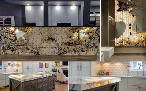 Patagonia Backlit Quartzite Applications Patagonia Backlit Quartzite Applications