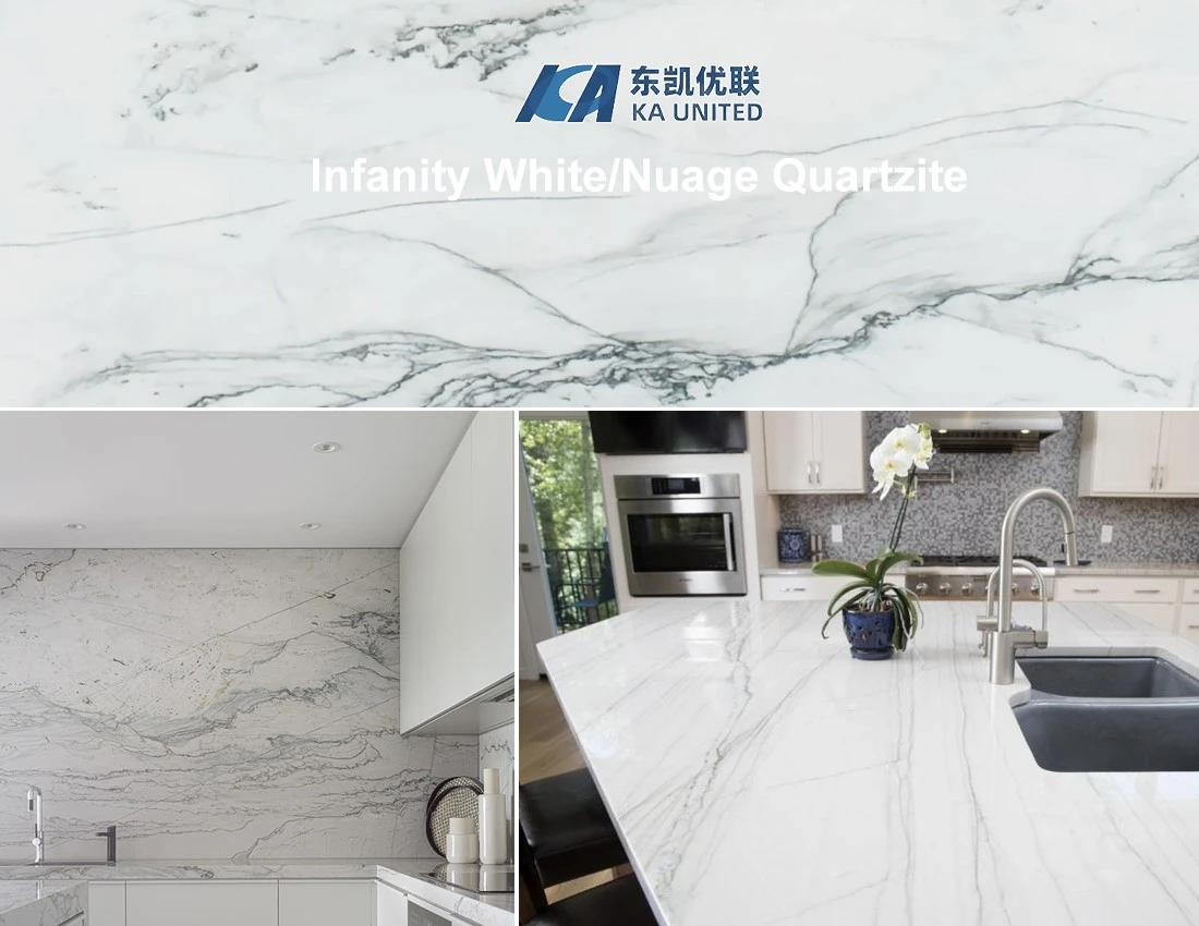 A Luxurious Choice for Interior Design Projects with Infanity White or Nuage Quartzite A Luxurious Choice for Interior Design Projects with Infanity White or Nuage Quartzite