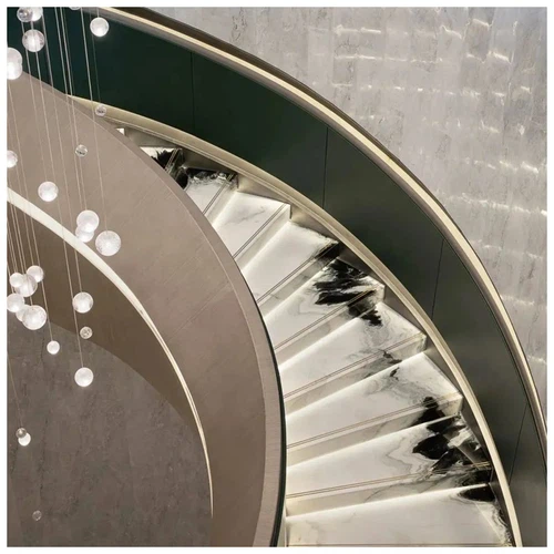 Panda White Marble Stairs Panda White Marble Stairs