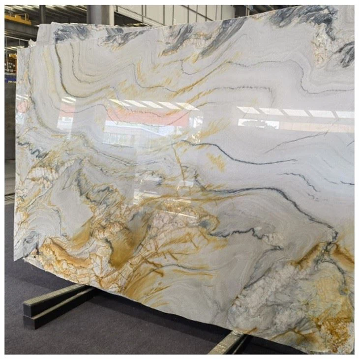 Calacatta White Macaubas Quartzite Stone
