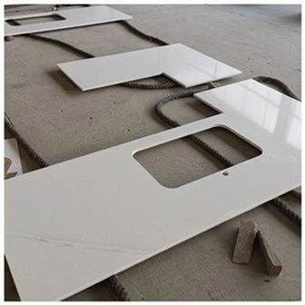 Białe blaty kwarcowe