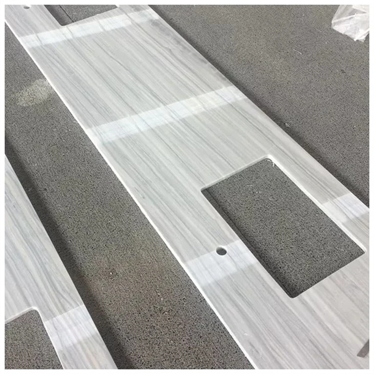 Nesto White Marble Bathroom Vanity Tops