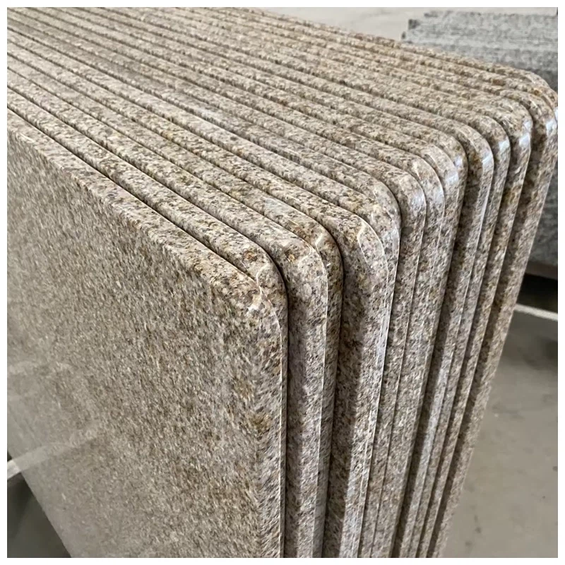 Rusty Yellow Granite Kitchen Countertops