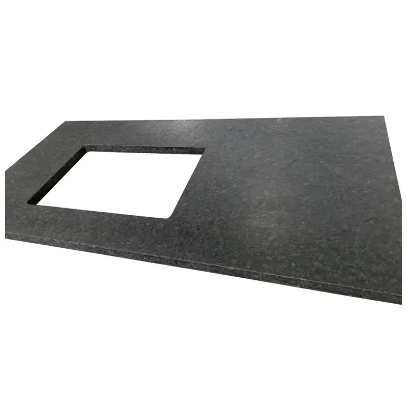 Angola Black Granite Honed Countertops
