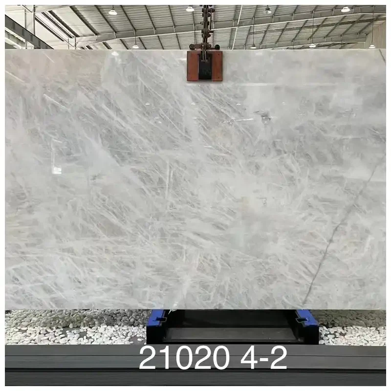 Bianco Cristallo Quartzite Slabs