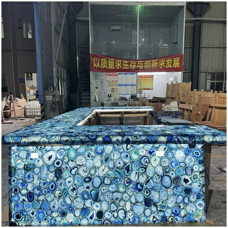 Blue Agate Bar Countertops Blue Agate Bar Countertops